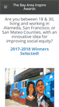 Mobile Screenshot of bayareainspireawards.org
